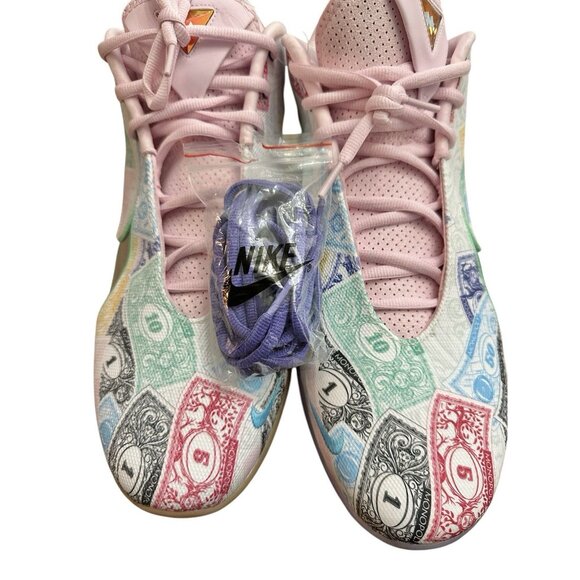 Nike Monopoly Lebron XXII 22 EP QS Money Currency Shoes FZ1097-100 Size 18 - Picture 8 of 9